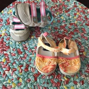 Baby Girl Water Shoes & Espadrilles size 2 6-12 mo